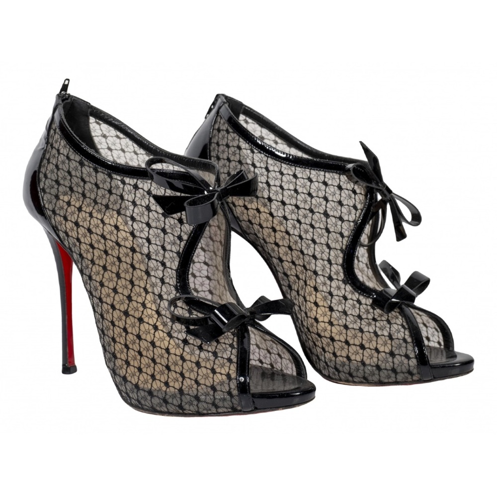 Christian Louboutin EMPIRALTA 120 PAT/DENTELLE RESILLE